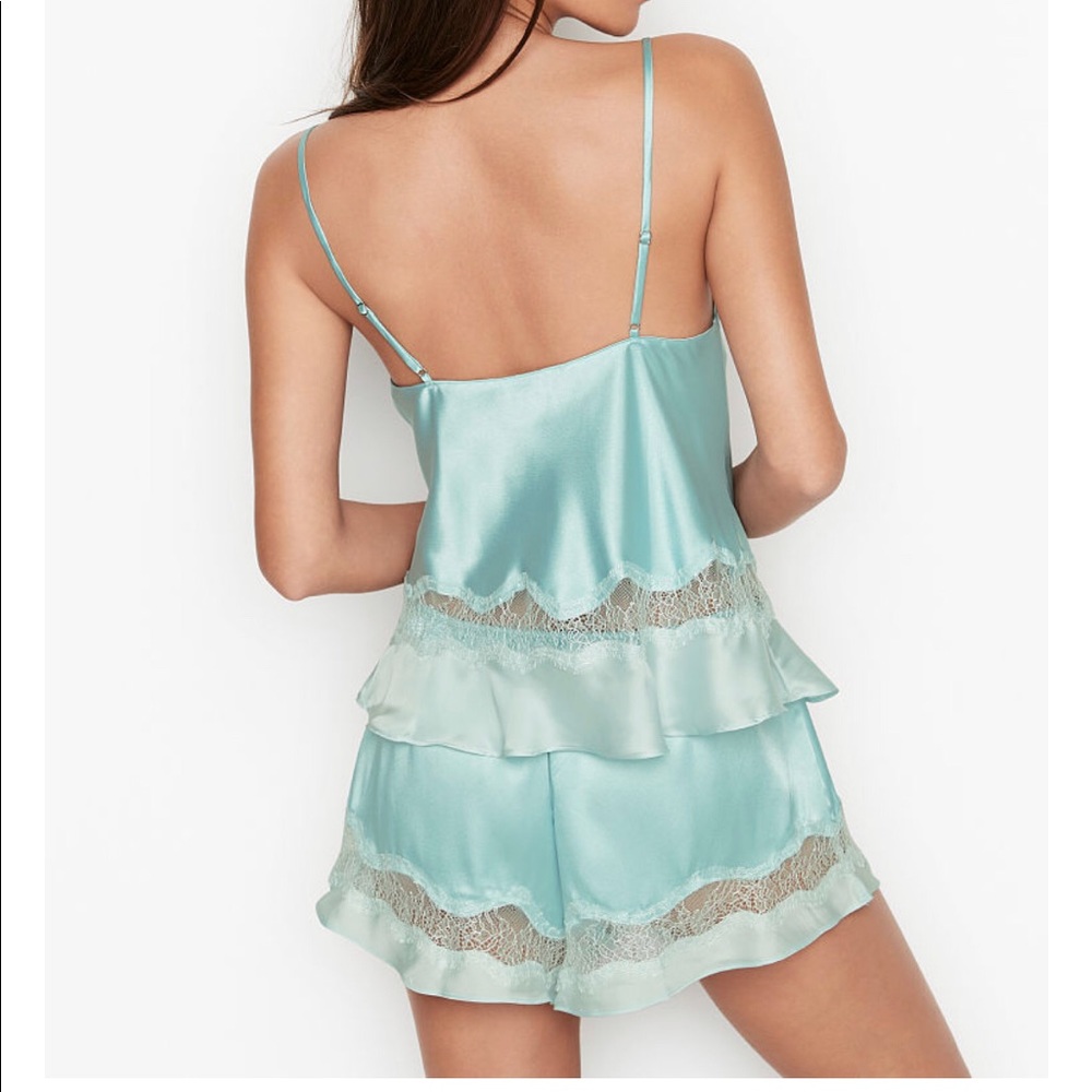 Victoria’s Secret tie front cami pajama set